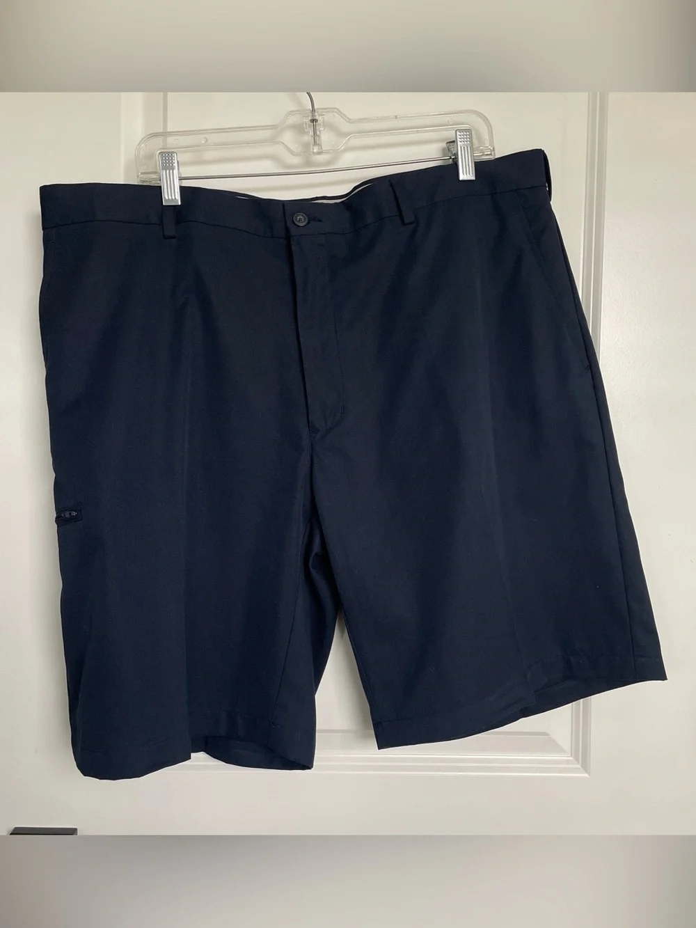 PGA Champions Tour Classic Navy Flat-Front Performance‎ Shorts Sz 40